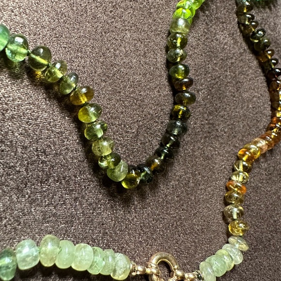 Encirkled Jewelry Mini Camo Gemstone and 14k Necklace 21 in - Picture 6 of 9